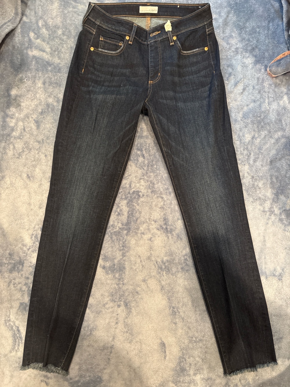 LOFT Women's Dark Gray Skinny Jeans